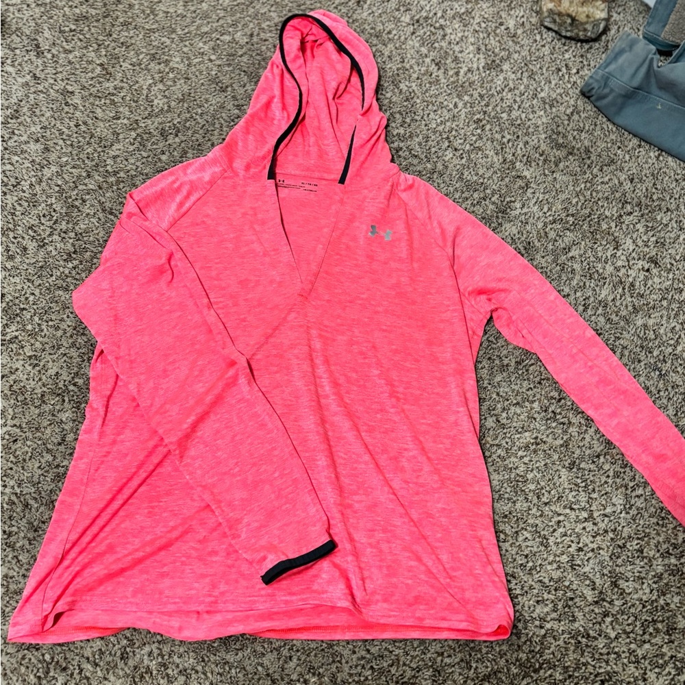 Under Armour Pink Long Sleeve Hoodie